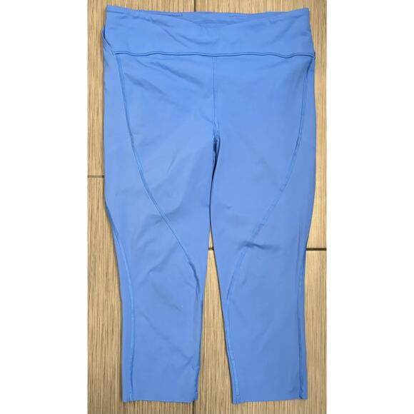 Lululemon Free To Speed High-Rise Crop Leggings 21" Wild Bluebell Size 12 - Picture 1 of 3